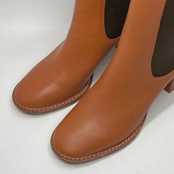 Ulla Johnson Taryn 70MM Leather Chelsea Booties size 38.5 - Picture 5 of 13
